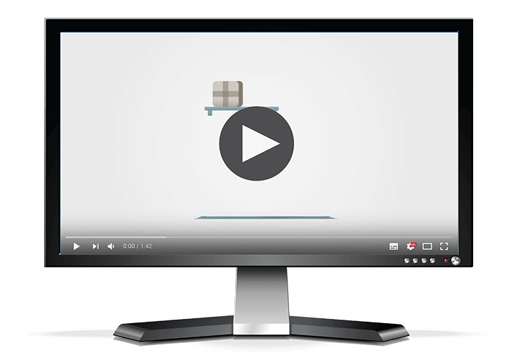 Monitor com vídeo